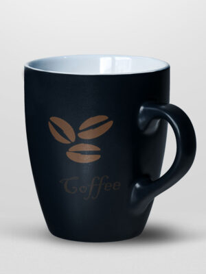 White Printed Coffee Mug