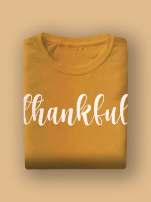 Typography Teal Printed Tshirt